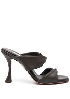 Aquazzura 95mm Twist sandals - Brown