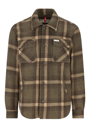 Fay check-pattern shirt - Green