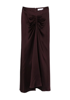 Raquel Diniz Elis draped gathered long skirt