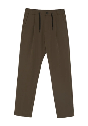 Herno pleated drawstring trousers - Green