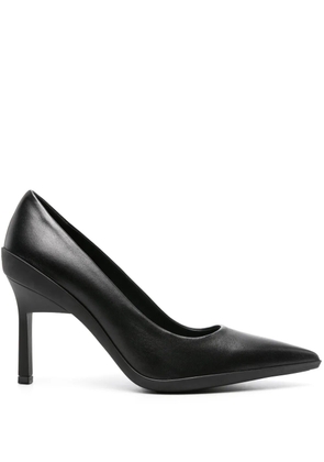 Calvin Klein 90mm pointed-toe leather pumps - Black