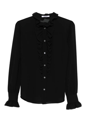 Vivetta ruffled high-neck blouse - Black