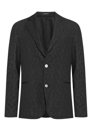 Emporio Armani single-breasted blazer - Black