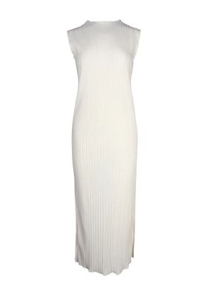ANINE BING pleated midi dress - White