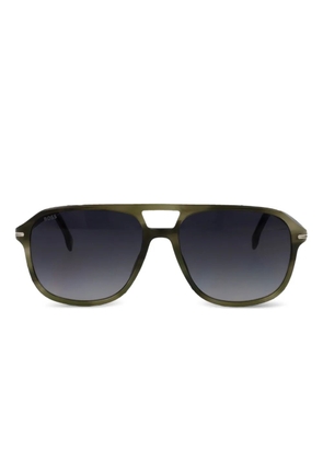 BOSS pilot-frame sunglasses - Green
