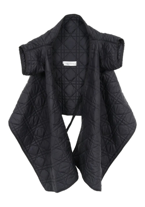 Christian Dior Pre-Owned 2010s Cannage-quilting coat - Black