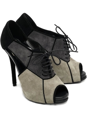 Roger Vivier Vintage panelled lace-up boots - Grey