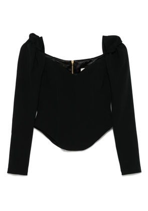 MOOS STUDIO off-shoulder top - Black