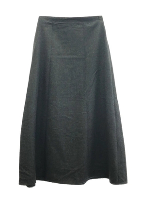 The Row Pre-Owned 2000s wool long skirt - Grey