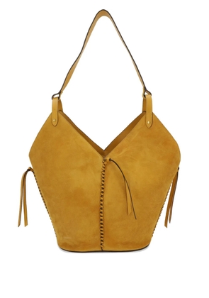 ISABEL MARANT Tampa suede tote bag - Yellow
