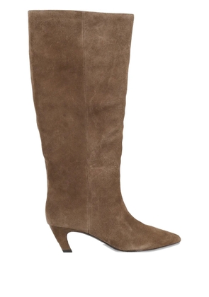 Ash 50mm Violet pointed-toe boots - Brown