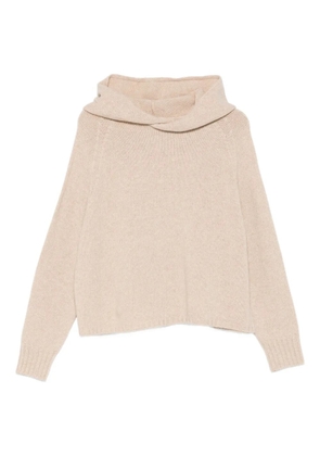 Ma'ry'ya hooded sweater - Neutrals