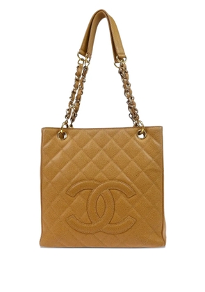 CHANEL Pre-Owned 2003 Petite Shopping tote bag - Neutrals