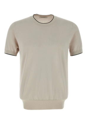 Kangra ribbed crew-neck T-shirt - Neutrals