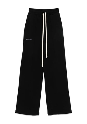 HAMZA drawstring track pants - Black
