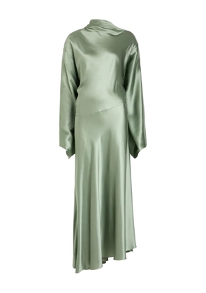 De La Vali Bayamo draped maxi dress - Green