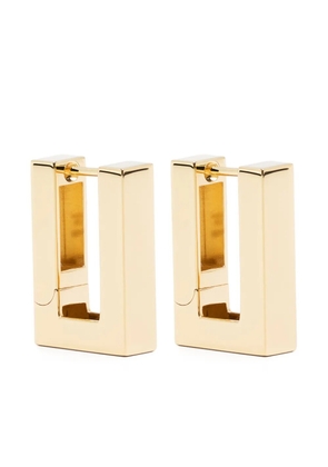 Tom Wood Square Hoops gold-plated earrings
