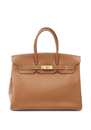 Hermès Pre-Owned 2004 Togo Birkin Retourne 35 handbag - Brown