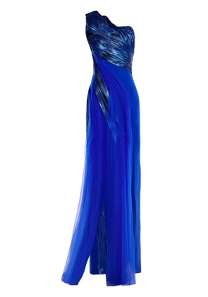 Gaby Charbachy tulle gown - Blue
