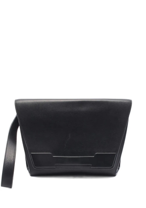 Hermès Pre-Owned 2022 Novapolis leather clutch bag - Black