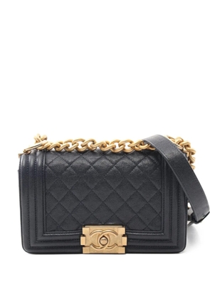 CHANEL Pre-Owned 2019 small Boy Chanel shoulder bag - Blue