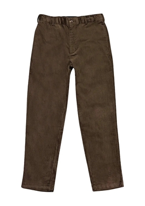 Sinclair corduroy straight-leg trousers - Brown