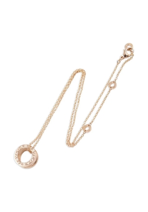 Bvlgari Pre-Owned 2010s 18K rose gold B-zero1 B ceramic necklace