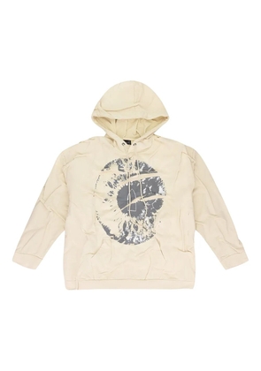 Who Decides War Gathered Eye hoodie - Neutrals