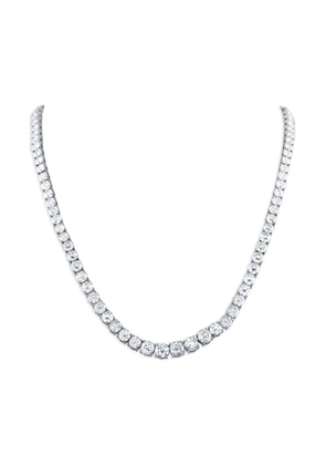 LB Exclusive platinum diamond necklace - Silver