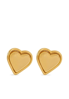 LUISA SPAGNOLI Novero heart clip-on earrings - Gold