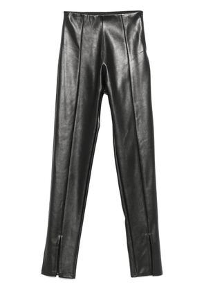 Alchemy x Lia Aram faux-leather leggings - Black