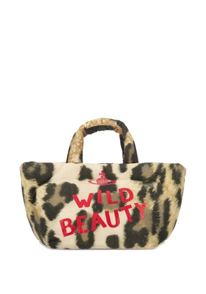 Vivienne Westwood medium Maud printed handle tote bag - Neutrals