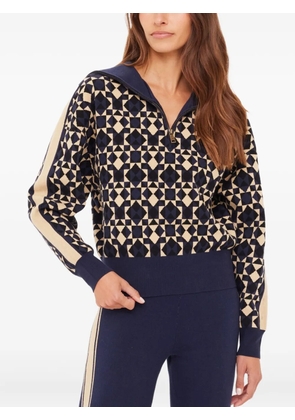 The Upside COSMO KAIRO half-zip knit - Blue