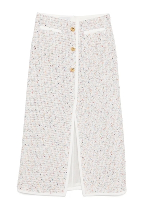 Giambattista Valli sequin-embellished skirt - White