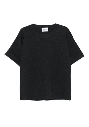 ALPHA STUDIO fine-knit T-shirt - Grey