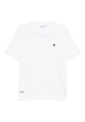 CHOCOOLATE logo-embroidered T-shirt - White