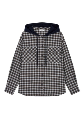 TOMBOY checked hoodie - Green