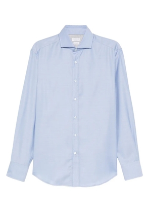 Brunello Cucinelli button-down long-sleeve shirt - Blue