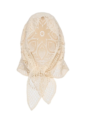 Magda Butrym crochet scarf - Neutrals