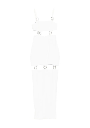 Vestiaire d'un Oiseau Libre ring-detail dress - White