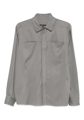 NotRainProof chest-pocket long-sleeve shirt - Grey