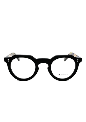 Kador round-frame glasses - Black