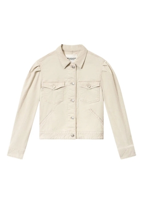 MARANT ÉTOILE Bolineav puffed-sleeve pocket jacket - Neutrals
