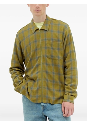 Jason Markk plaid-check shirt - Green