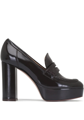 Gianvito Rossi platform heeled pumps - Brown