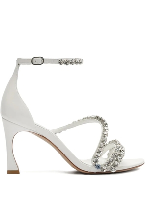 Alexandre Birman 85mm Something Blue sandals - White