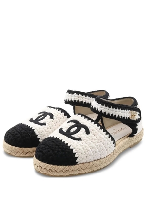 CHANEL Pre-Owned Coco Mark espadrilles - White