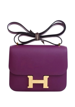 Hermès Pre-Owned 2019 Mini Evercolor Constance 18 handbag - Purple