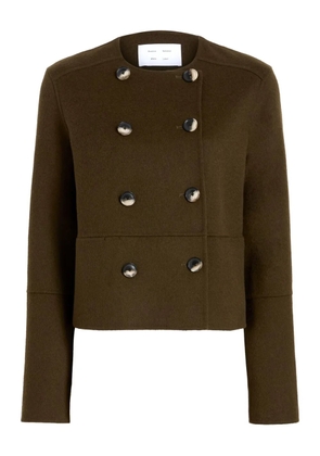 Proenza Schouler White Label Courtney double-breasted wool jacket - Brown