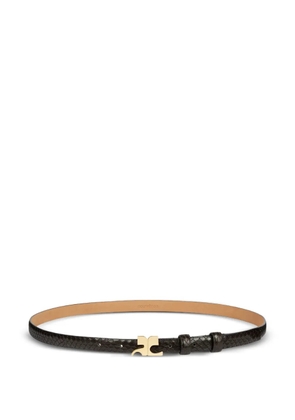 Courrèges Viper leather belt - Black